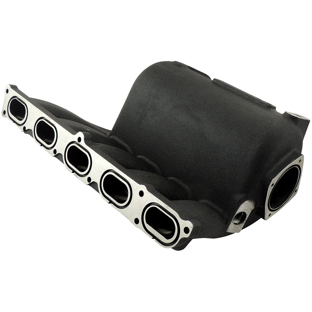 VW 2.5L 5 CYLINDER 20V 07K CAST ALUMINUM INTAKE MANIFOLD - BLACK - Image 4