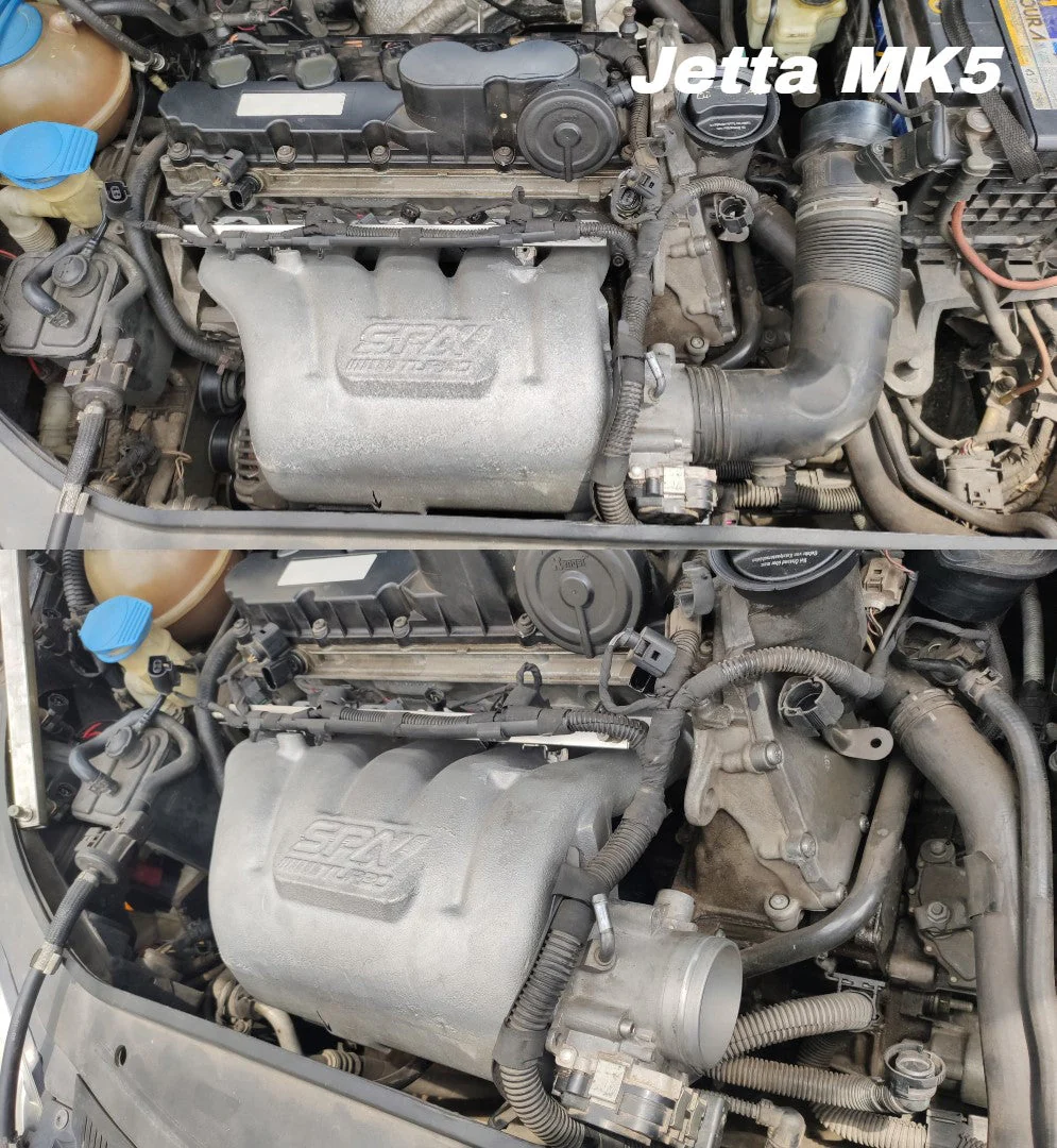 VW 5 cyl 2.5L 20v FSI T3 Turbo Exhaust Manifold + intake manifold - Image 10