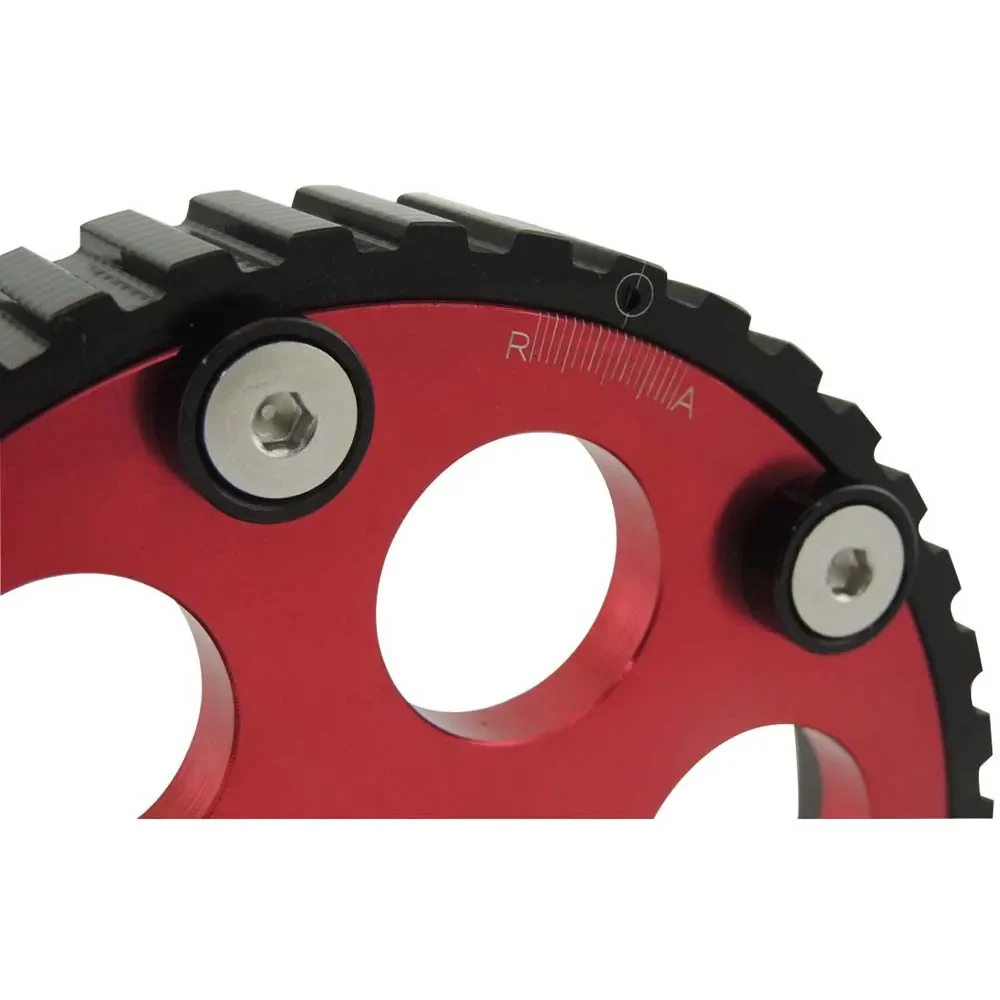 VW 74-98 8V B series adjustable cam gear pulley - Red - Image 2