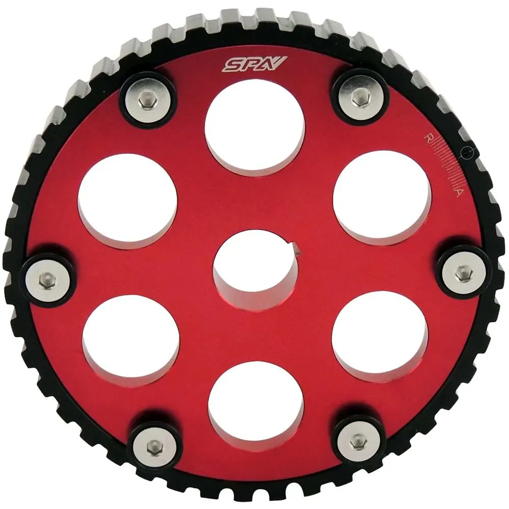 VW 74-98 8V B series adjustable cam gear pulley - Red - Image 3