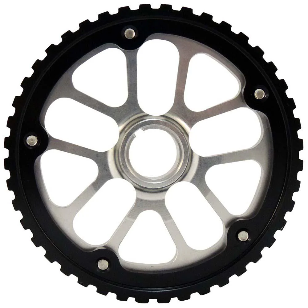 VW 74-98 8V Y series adjustable cam gear pulley - Black/Silver - Image 2