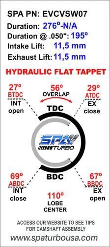VW 8v/16v ABA ABF MLS High Compression Head Gasket - 0.5mm + VW 8V 276 N/A application hydraulic tappets performance camshaft - Image 6