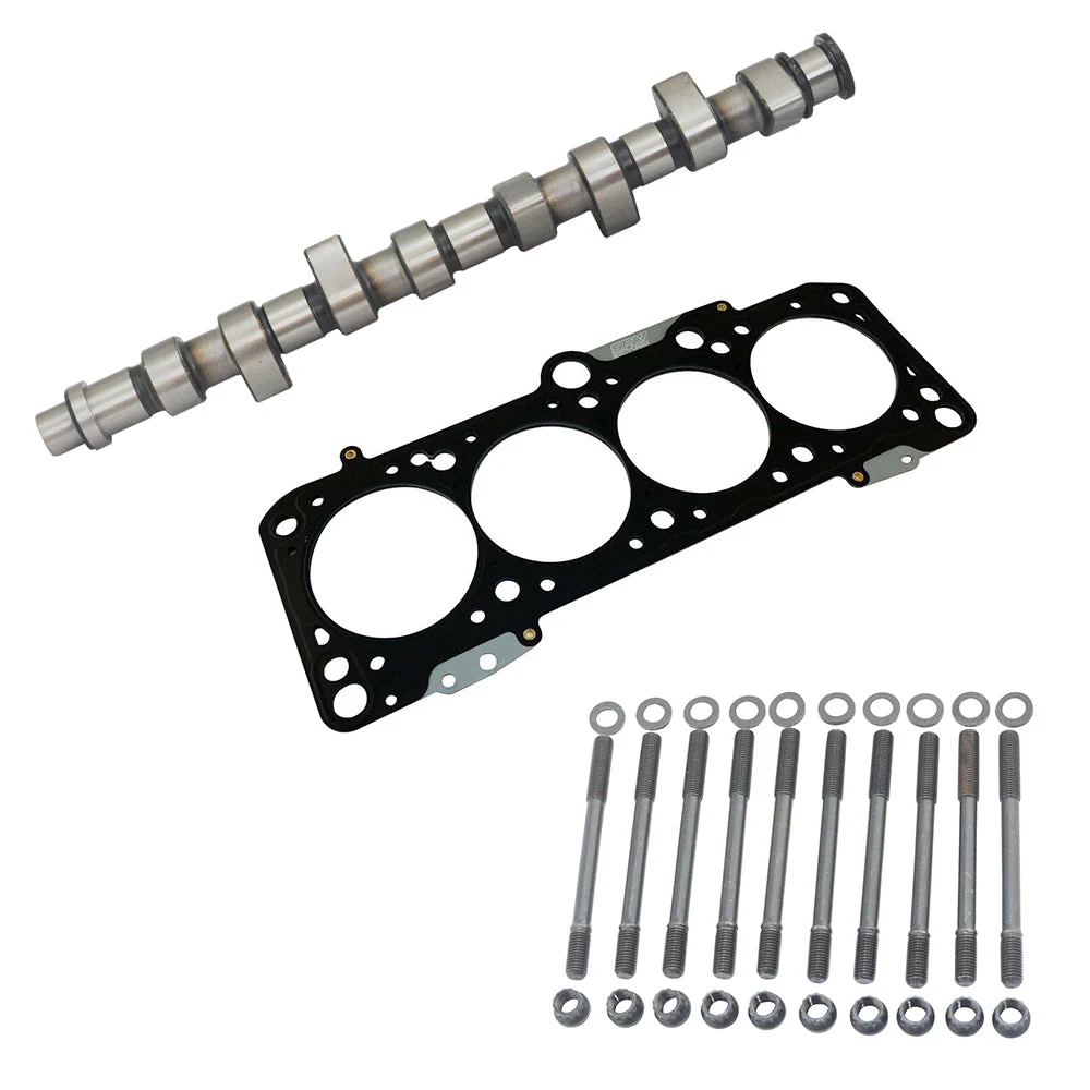 VW 8V 266 NA or turbocharged engines Hydraulic tappets performance camshaft + High Compression Head Gasket - 0.5mm + 118mm head stud set