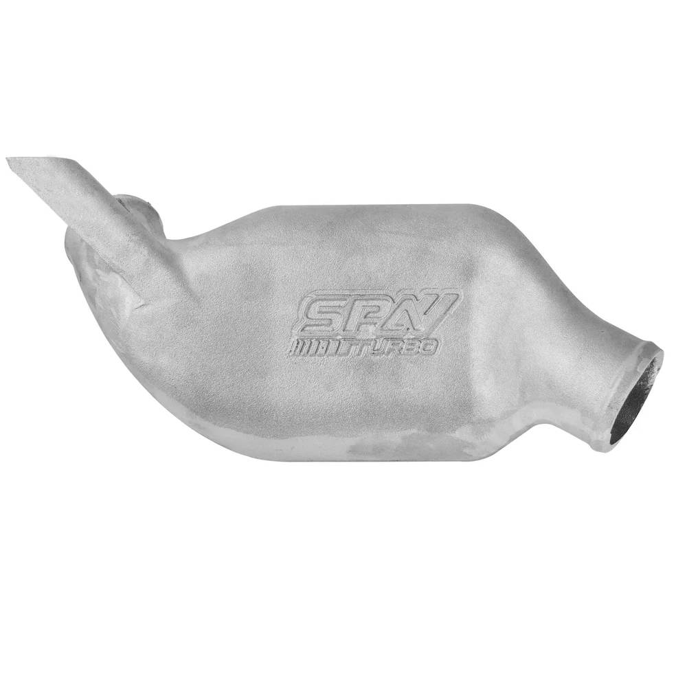 VW/Audi 1.8T 20V Turbo high flow pancake (lower intercooler pipe upgrade) Cast aluminum - Image 3