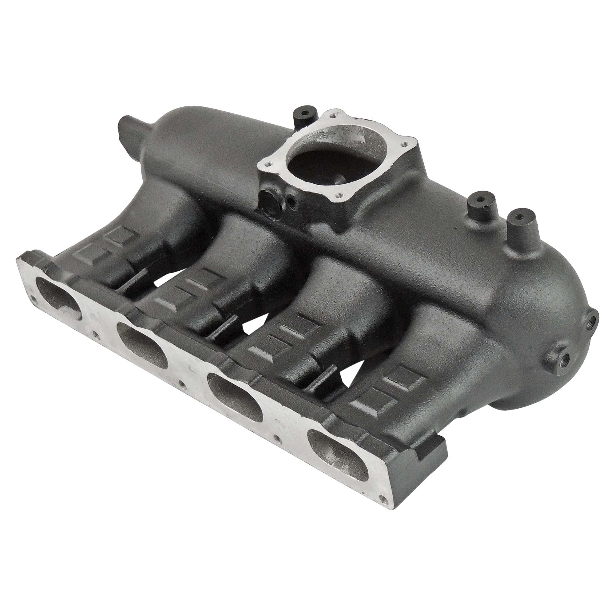 VW AUDI 2.0T FSI / 2.0 TSI aluminum intake manifold - Black - NEW VERSION + COMETIC intake manifold Flange Gasket - Image 2