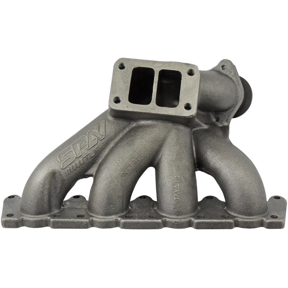 VW B5 T3 top mount turbo twin scroll manifold wastegate V-Band - Image 2