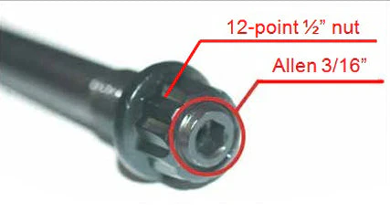 VW MKIII GTI AGG 2.0L 8v SOHC 136mm head stud set - Image 4