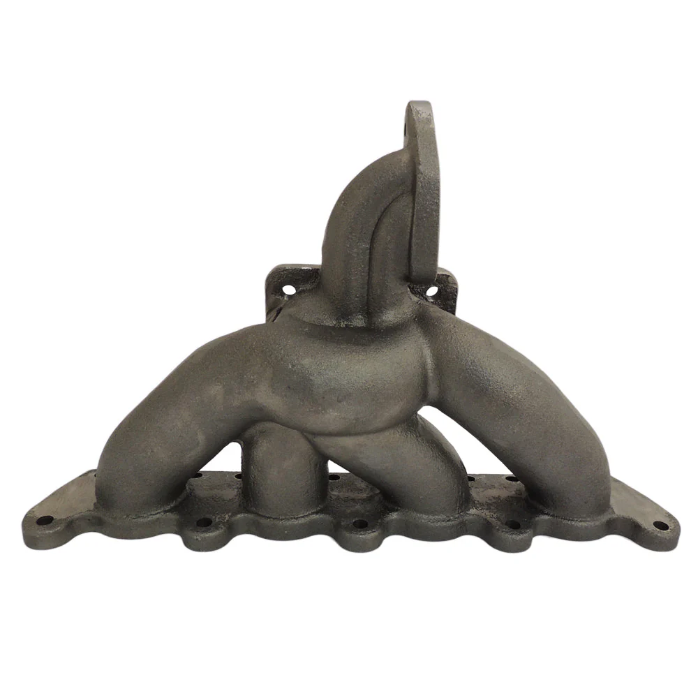 VW MKIV GTI T3 Twin Scroll Top Mount Flange Turbocharger Exhaust Manifold - Image 3