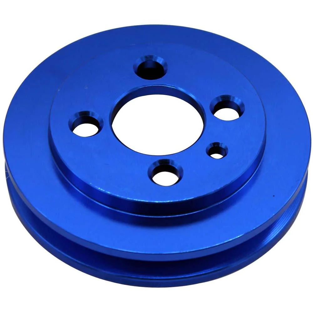 VW syncro Audi 80 90 100 4000 rabbit 1.8 8v underdrive Pulley - BLUE - Image 2