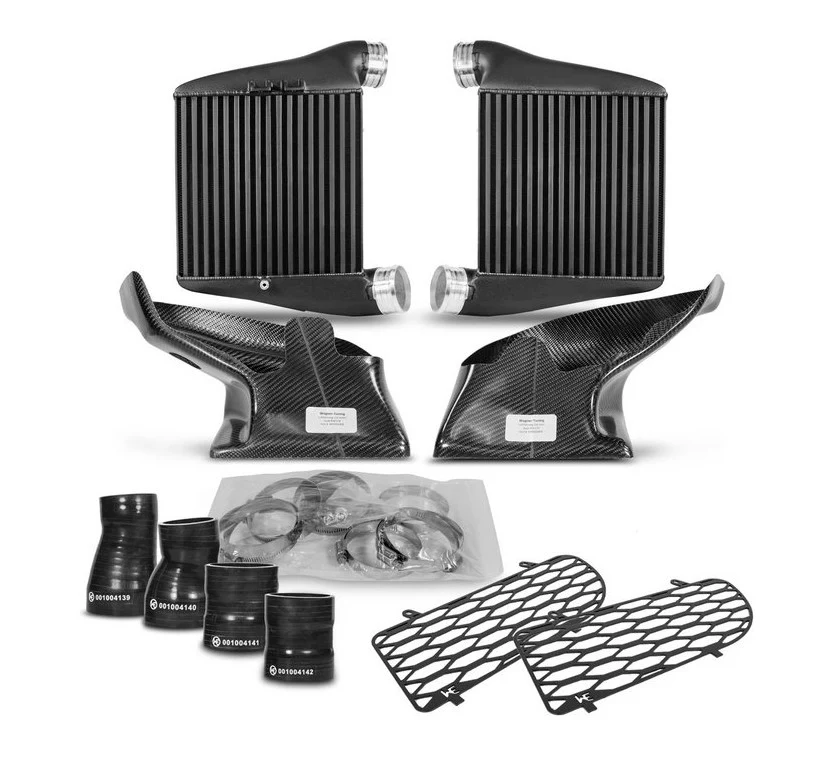 Wagner Tuning EVO2 Competition Intercooler Kit w/ Carbon Air Shroud for Audi B5 RS4 2.7T