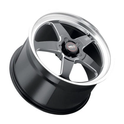 Weld Racing S155 Ventura Drag 17x10 / 5x112 BP / ET40 / 7.1in BS / 78.1 CB Wheel - Gloss Black Milled - Image 2