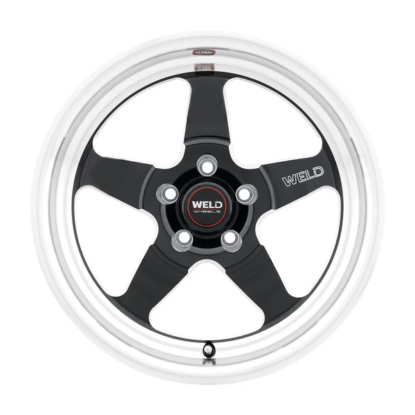 Weld Racing S155 Ventura Drag 18x5 / 5x120 BP / ET-23 / 2.1in BS / 78.1 CB Wheel - Gloss Black Milled - Image 2
