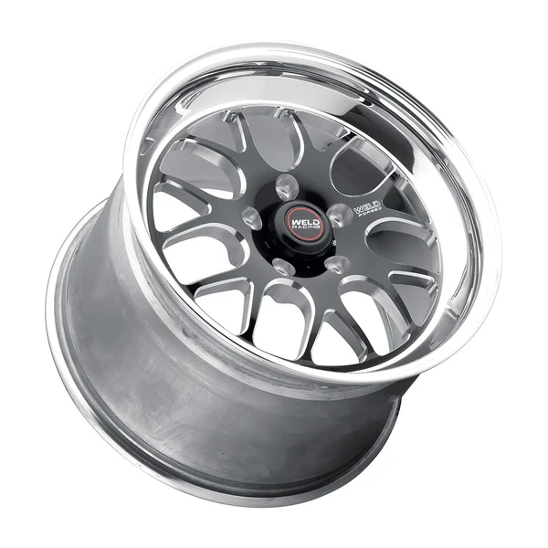 Weld Racing S77 17x7.5 / 5x120 BP / 4.7in BS - Black Center with Polished Shell - Image 3