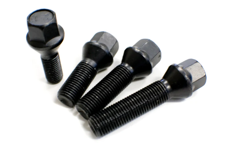 Wheel Bolt for 5-Lug VW & Audi (M14x50 BLACK Cone Seat)
